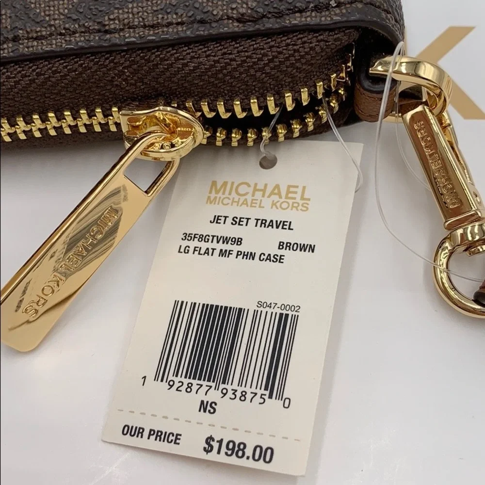 Michael Kors Jet Set Travel Phone Wallet Wristlet
